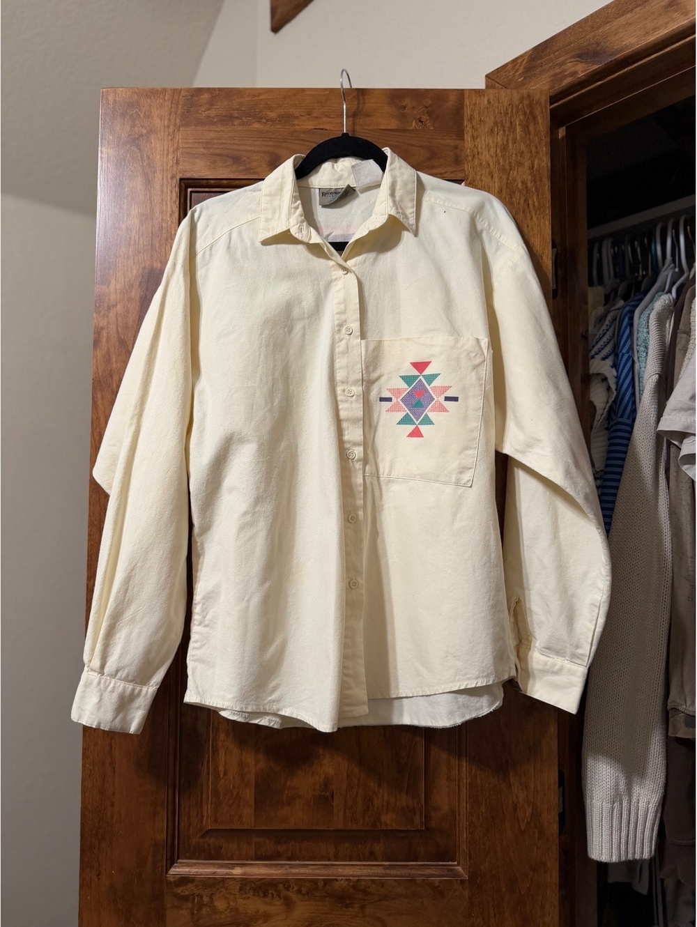 Women’s vintage Rocky Mountain button up top